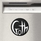 Aimant Goth (Lettres Pointées) (In Situ (Lave-vaisselle))