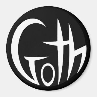 Aimant Goth (Lettres Pointées)