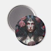 Aimant Goth Princesse Imaginaire gothique Art (Recto/Verso)