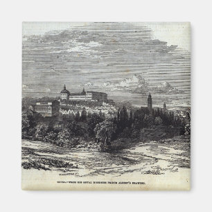 Aimant Gotha, gravé par W.J. Linton