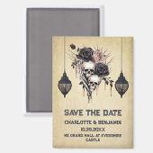 Aimant Gothic Halloween Wedding The Save  (Recto/Verso)