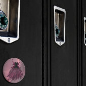 Aimant Gothique Fairy Fuchsia Gown | Punk Rock rose Magen