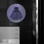 Aimant Gothique Fairy Indigo Gown | Fleur royale violet p