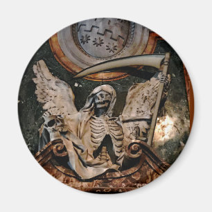 Aimant Gothique Halloween Winged Skelton