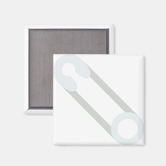 Aimant goupille de sécurité fermée (Recto/Verso)