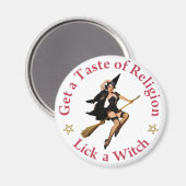 Aimant Goûtez À La Religion - Choisissez Une Sorcière (Recto/Verso)