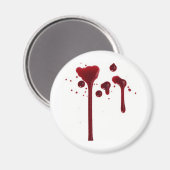 Aimant goutte de sang (Recto/Verso)