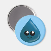 Aimant gouttes de pluie, gouttes de lacrymogène, gouttes  (Recto/Verso)