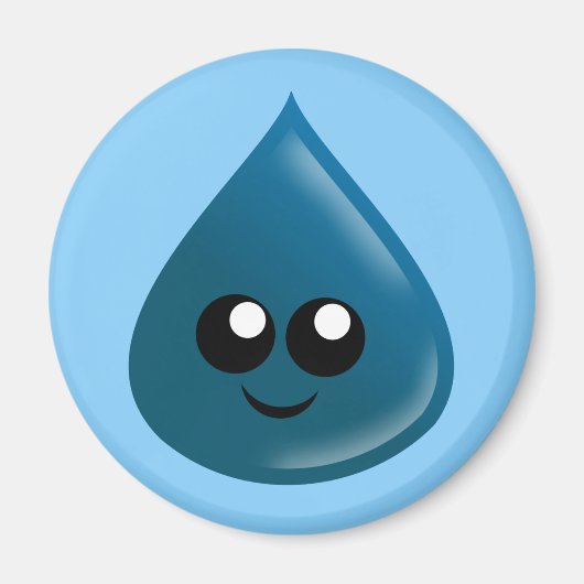 Aimant gouttes de pluie, gouttes de lacrymogène, gouttes  (Devant)