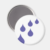 Aimant gouttes d'eau (Recto/Verso)