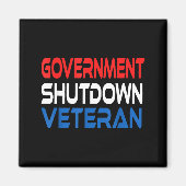 Aimant Government Shutdown Veteran  (Devant)