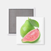 Aimant Goyave à chair rose (Recto/Verso)