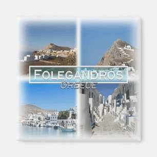 Aimant GR0108 Europe, Grèce, Folegandros, réfrigérateur