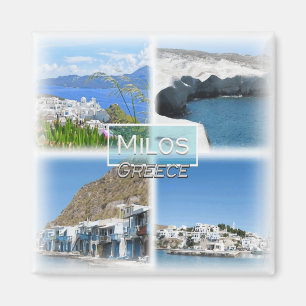 Aimant GR0112 Europe, Grèce, Milos, réfrigérateur