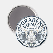 Aimant Graben, Vienne Autriche (Recto/Verso)