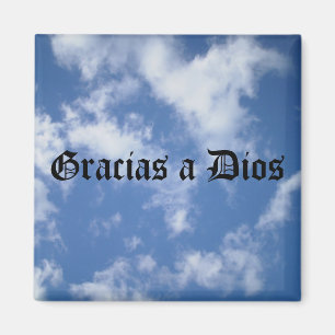 Aimant Gracias un Dios - surtout (noir)