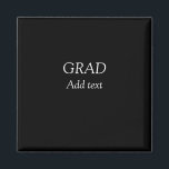 Aimant Grad simple graduation minimale élégante typo mode<br><div class="desc">Conception</div>