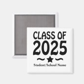 Aimant Grad Star Class of 2025 Graduation (Recto/Verso)