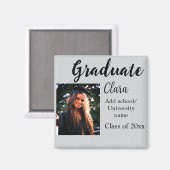 Aimant Graduation ajouter nom classe de 20xx félicitation (Recto/Verso)