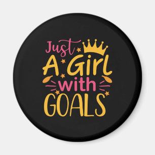Aimant Graduation Art Just A Girl With Goals