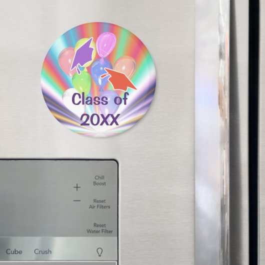 Aimant Graduation Célébration Casquettes et ballons Magne (In situ (réfrigérateur))