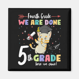 Aimant Graduation Chat 4e année Nous sommes fait 5e année