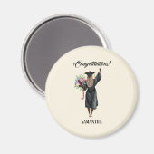 Aimant Graduation de l'aquarelle personnalisée (7) (Recto/Verso)