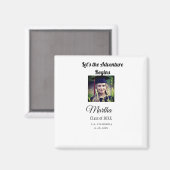 Aimant Graduation fgrats ajouter nom photo ville date cla (Recto/Verso)