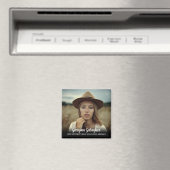 Aimant Graduation Modern Bold Photo | Script Grad Nom (In Situ (Lave-vaisselle))