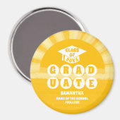 Aimant Graduation Retro Sunshine (Recto/Verso)