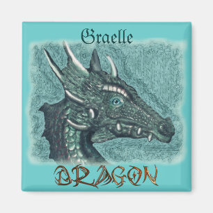 Aimant Graelle la magie Elle Dragon Imaginaire Art