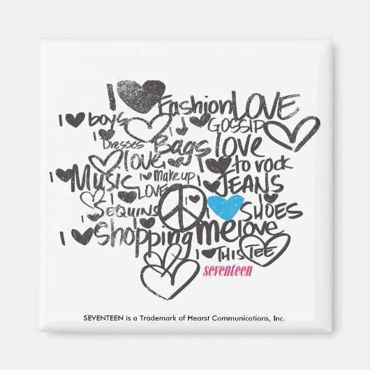 Aimant Graffiti Aqua (Devant)