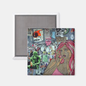 Aimant Graffiti, Berlin, Allemagne (Recto/Verso)