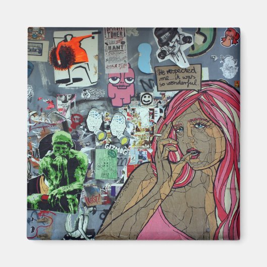 Aimant Graffiti, Berlin, Allemagne (Devant)