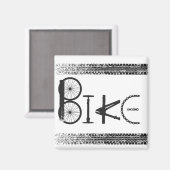 Aimant Graffiti de Pièces de Vélo avec Pneus (Recto/Verso)
