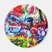 Aimant Graffiti Gritty Crazy (Devant)