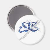 Aimant Graffiti JC Jesus Christ (Recto/Verso)