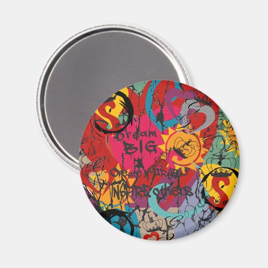 Aimant Graffiti Love (Recto/Verso)