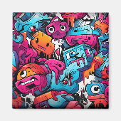 Aimant Graffiti Street Art Splash (Devant)