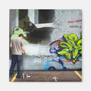 Aimant Graffiti Wall Lucy