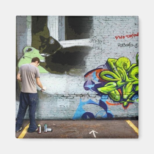 Aimant Graffiti Wall Lucy (Devant)