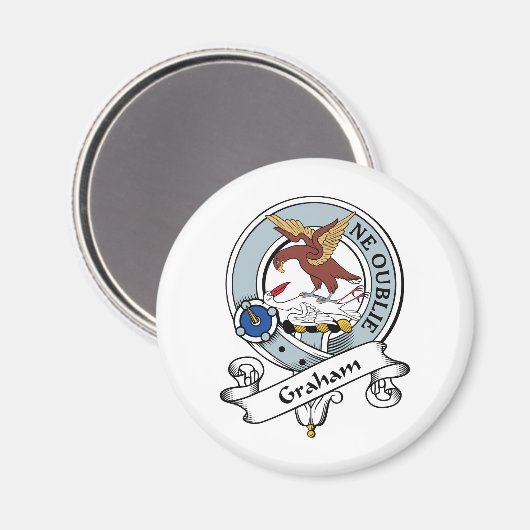 Aimant Graham Clan Badge (Recto/Verso)