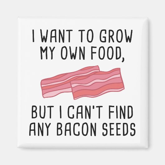 Aimant Graines Bacon (Devant)
