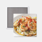 Aimant Grains et crevettes (Recto/Verso)