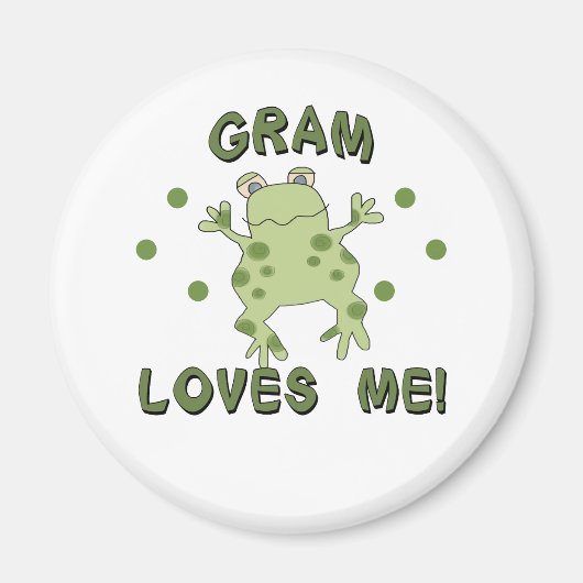 Aimant Gram M'Aime Frog (Devant)