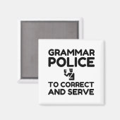 Aimant Grammar Police To Correct And Serve Funny (Recto/Verso)