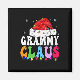 Aimant Grammy Claus Drôle Noël Famille Correspondant Gran