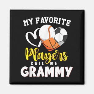 Aimant Grammy Joueurs de Baseball Soccer préférés
