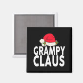 Aimant Grampy Claus Christmas Family Group Matching Pajam (Recto/Verso)