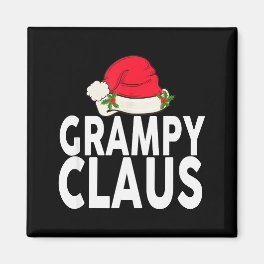 Aimant Grampy Claus Christmas Family Group Matching Pajam (Devant)